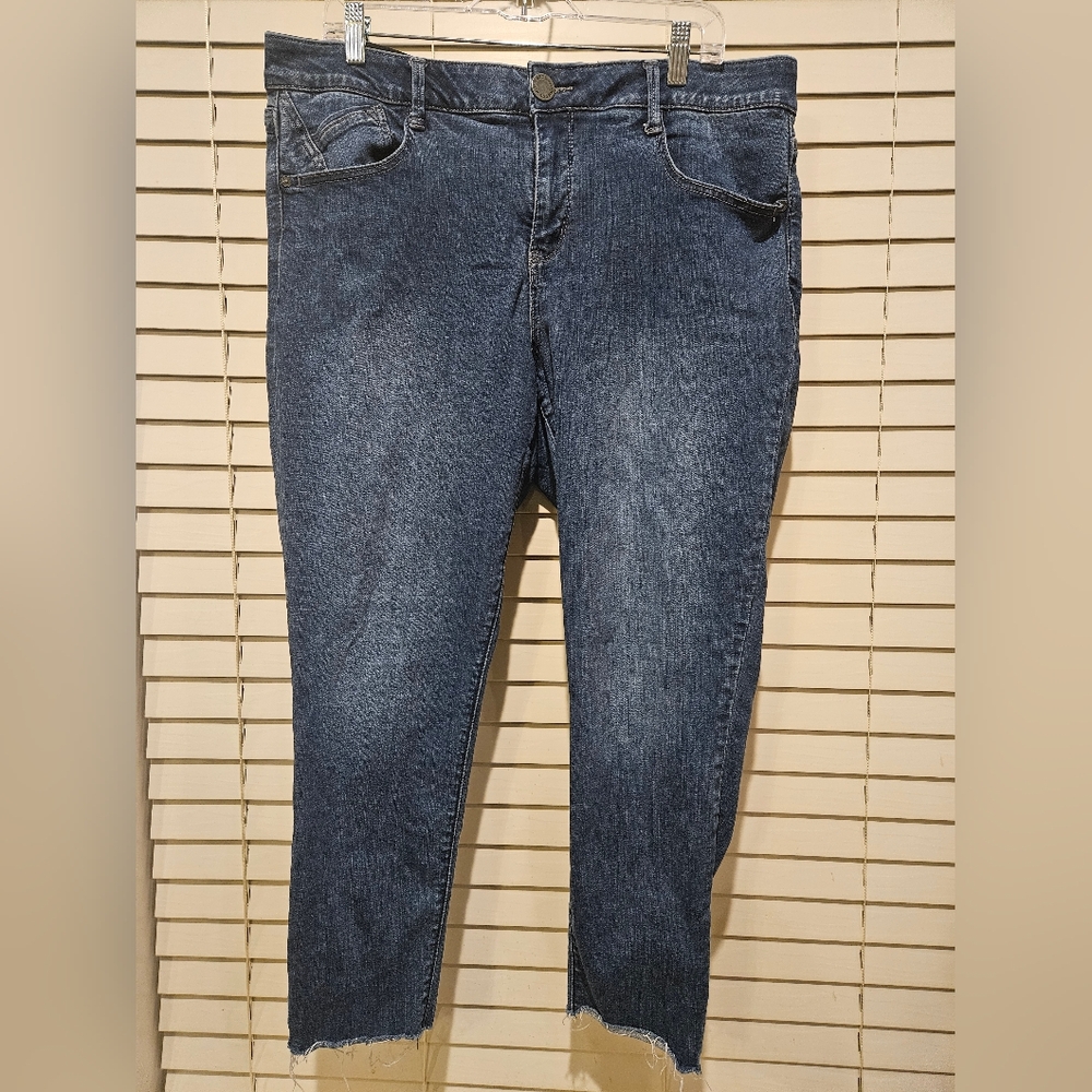 Wit & Wisdom Blue Ankle Jeans 18W